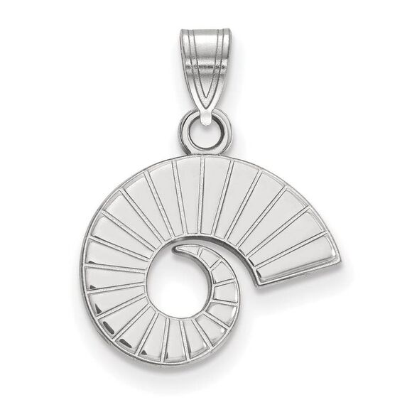 10k White Gold Colorado State Small Pendant